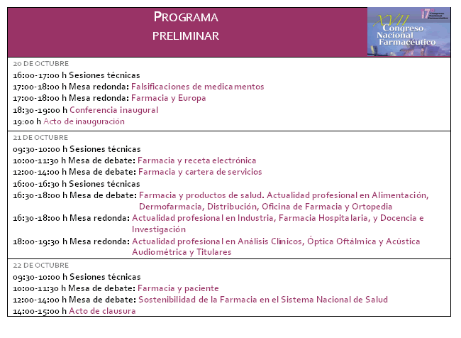 La profesión farmacéutica se dará cita en Bilbao en el 17º Congreso  Nacional Farmacéutico - Farmacéuticos