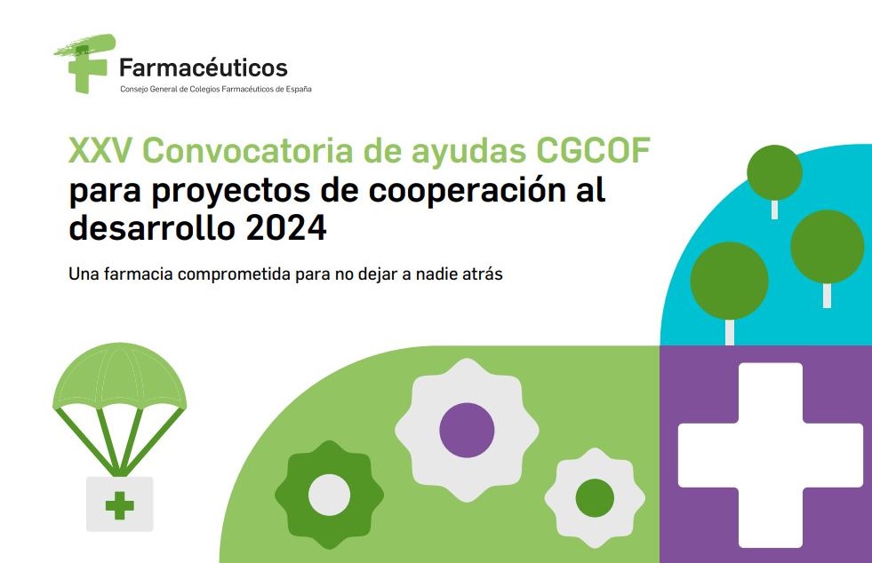 El Consejo General de Colegios Farmacéuticos convoca la 25ª edición de ayudas para la Cooperación al Desarrollo