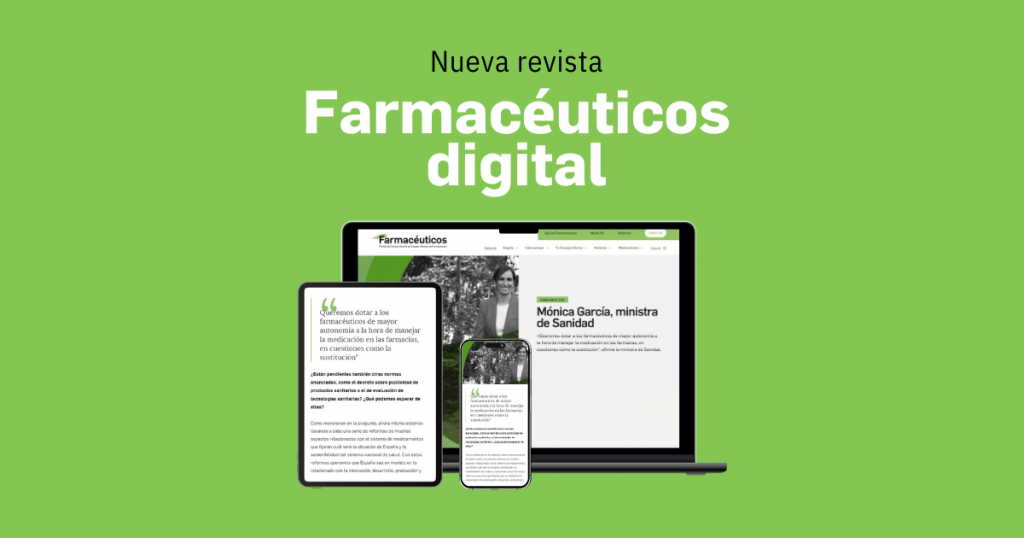 La revista Farmacéuticos estrena su versión digital coincidiendo con su número 500